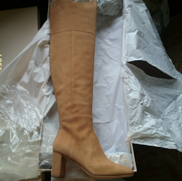 LOEFFLER RANDALL Knee Suede Boots - Picture 3 of 8